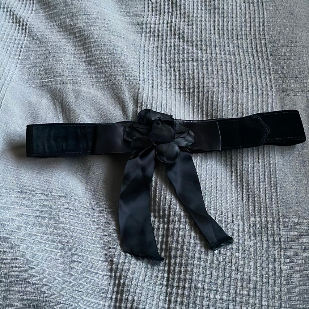 🇮🇹 Black fiocchi italy belt adjustable, made of plush